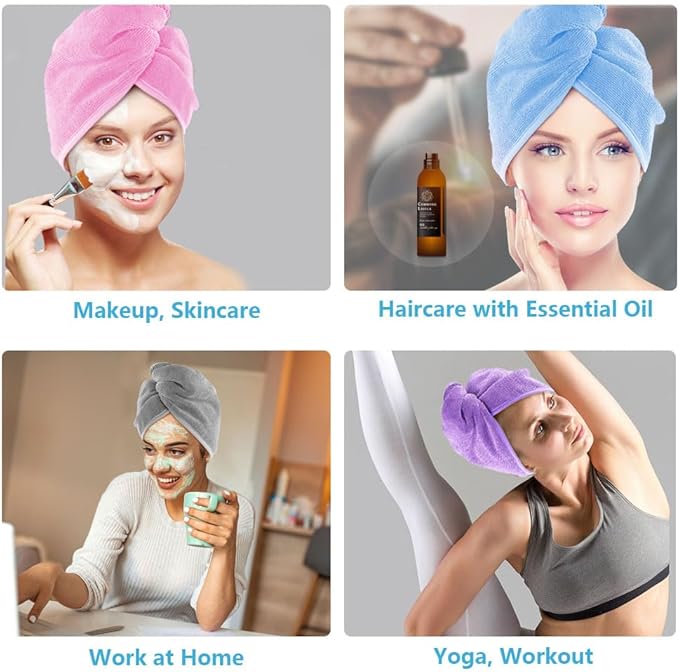 Super Absorber Microfibre Hair Drying Towel (Free Shipping)