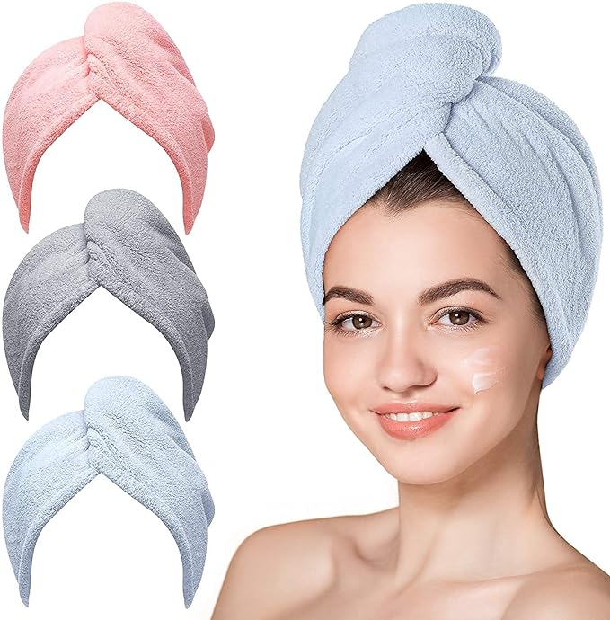 Super Absorber Microfibre Hair Drying Towel (Free Shipping)